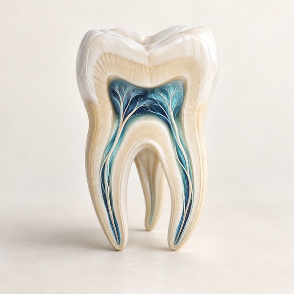 Illustrazione dedicata all'endodonzia