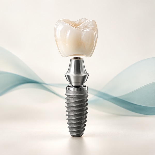 Illustrazione dedicata agli impianti dentali
